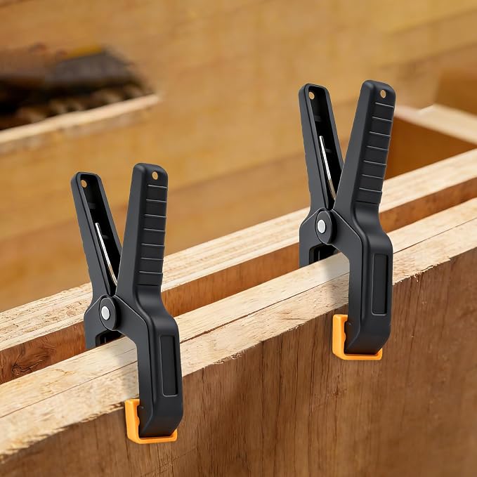50 Pack Spring Clamps, Heavy Duty Plastic Woodworking Clamps & Multi-Use - Image 8