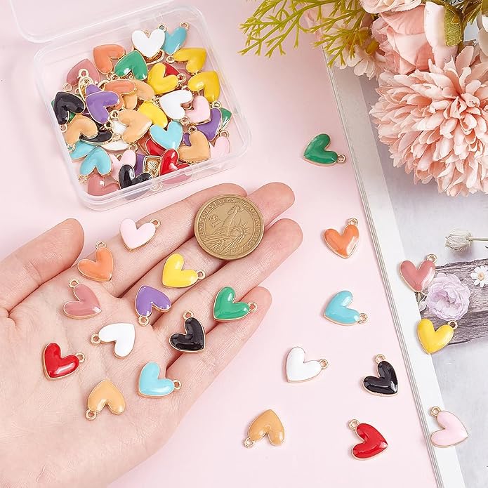 PH PandaHall Heart Pendart Charms - Image 3