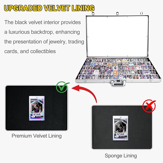 Trade Show Display Case – 34"x22" Large Aluminum Locking Tabletop Showcase - Image 3