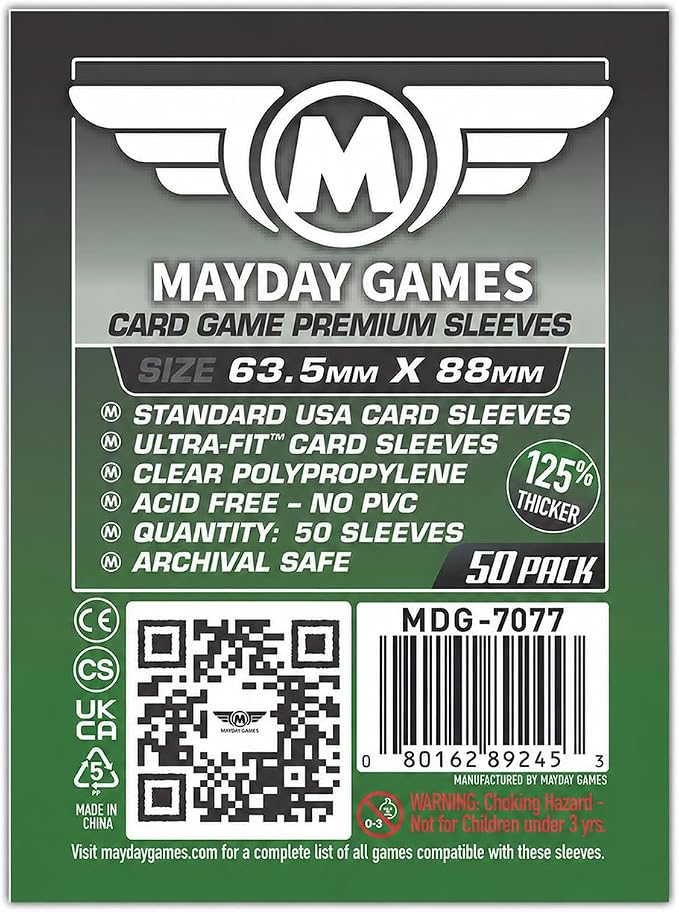 Mayday Games Splendor Game Game Accessory- Premium Card Sleeve Bundle by MAYDAYGAMES