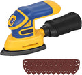 Cordless Detail Sander Compatible with Dewalt 20v Max Battery, 1.9Amp, Dust Collector, Brushless 12,000 OPM Speed, Compact Soft Palm Grip, 10pcs Sanding Pads, 2.0Ah Charger & Battery Kit