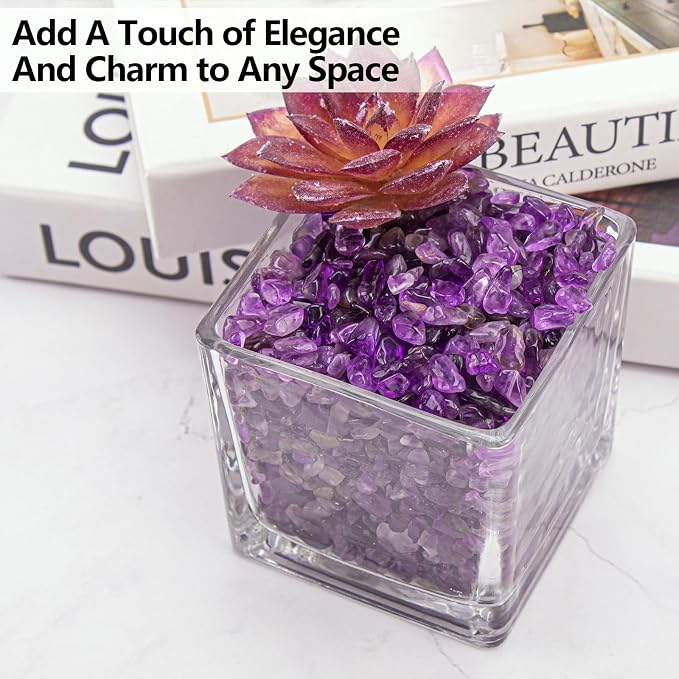 0.5 Lb/230g Amethyst Quartz Crystal Chips Bulk - Image 4