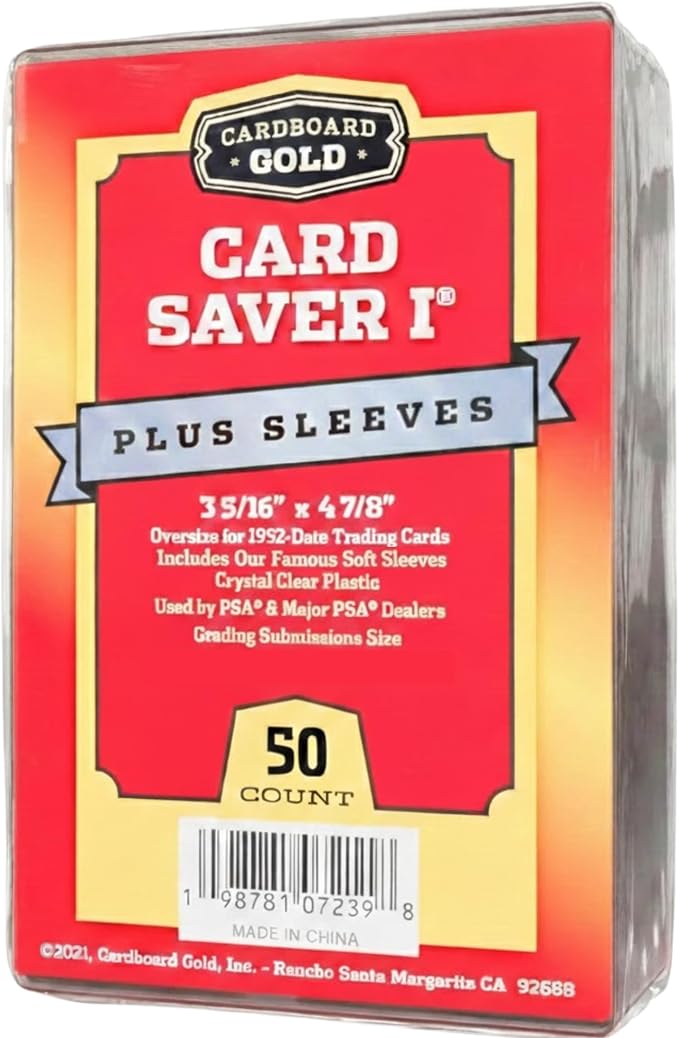 Cardboard Gold Card Saver 1 w/Sleeves by CardboardGold