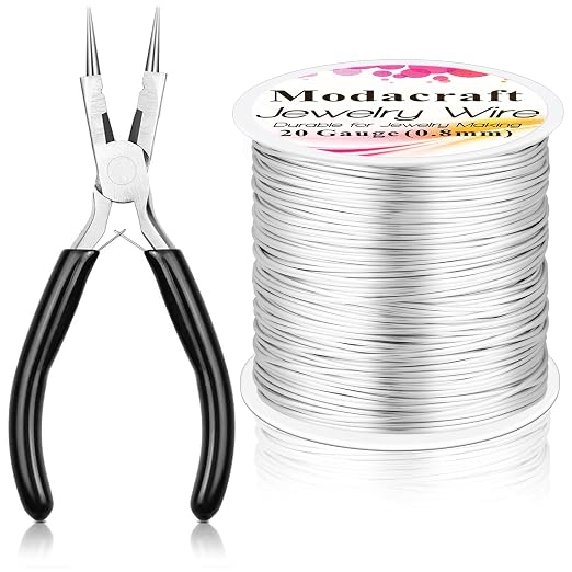 20 Gauge Silver Jewelry Making Wire by Modacraft