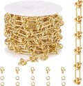 6.5 Feet Gold Plated Stainless Steel Chains by kyutong