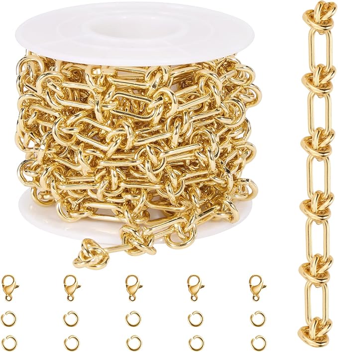 6.5 Feet Gold Plated Stainless Steel Chains by kyutong