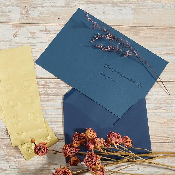 50 Pack Navy Blue A7 Envelopes - Image 4
