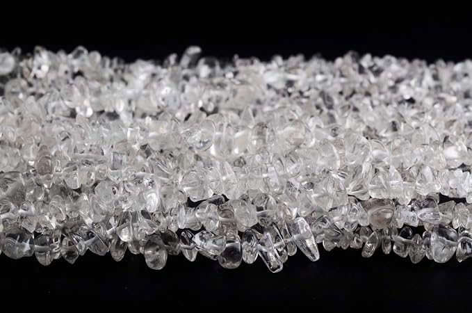 Natural Chip Stone Beads Crystal Quartz 5-8mm About 400 Pieces Irregular - Image 4