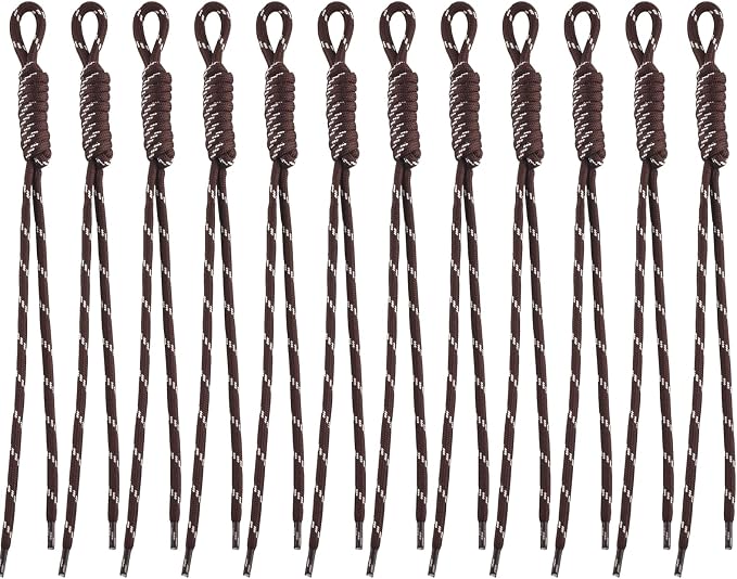 Paracord Keychain Paracord Bag Charm 12pcs Braided Nylon Rope Keychain Cord by Cmidy