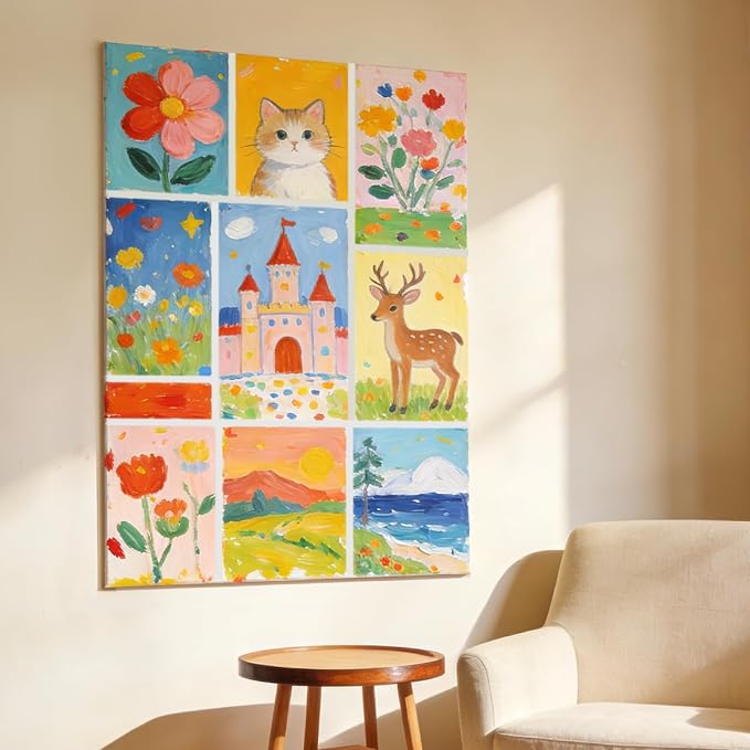 Simetufy 5 Pack 20"x30" Large Canvas Boards - Image 9