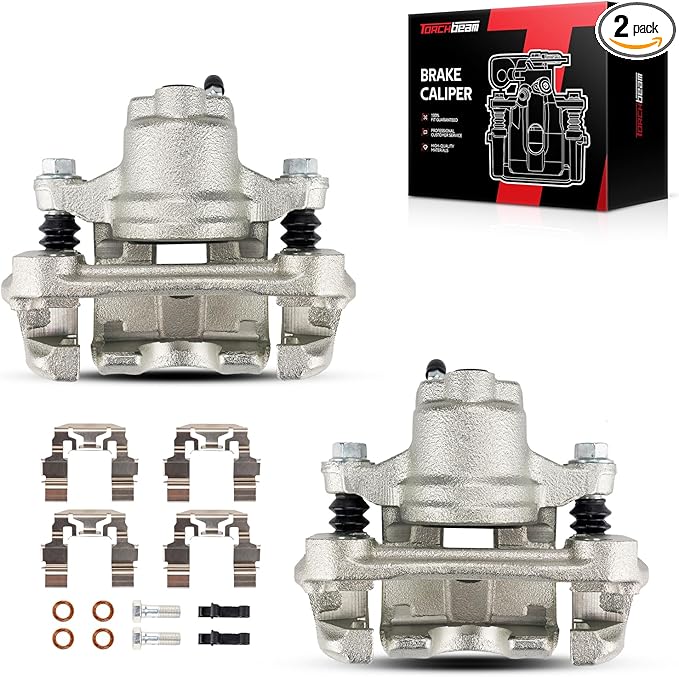 Torchbeam Rear Brake Calipers Set for Toyota 2002-2006 Camry, Toyota 2005-2007 Avalon, Toyota 2004-2008 Solara, Rear Left and Rear Right Calipers Replace # 19B2696+19B2697