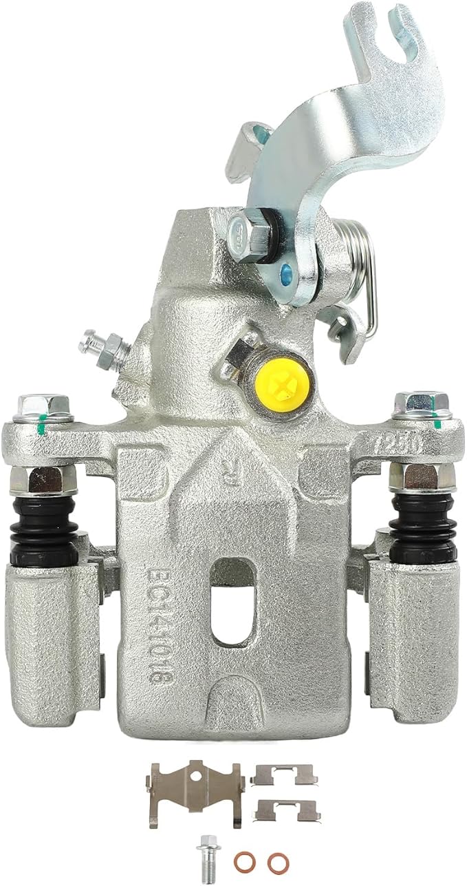 SCITOO 19-B2855 Rear Right Disc Brake Caliper w/Bracket Fit For Hyundai For Elantra 2001-2004,For Hyundai For Tiburon 2003-2004,For Kia For Spectra 2004, Single Piston