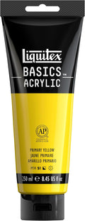 Liquitex BASICS Acrylic Paint, 250ml Tube, Primary Yellow by Liquitex