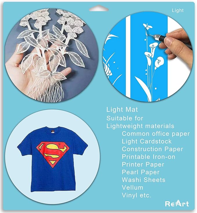 ReArt Light Grip Cutting Mat 12x12 inch 3 Pack - Image 3