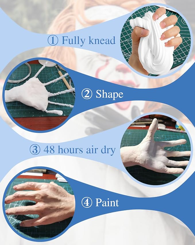 LEICHTEN Air Dry Foam Clay Safe Modeling Clay - Image 4