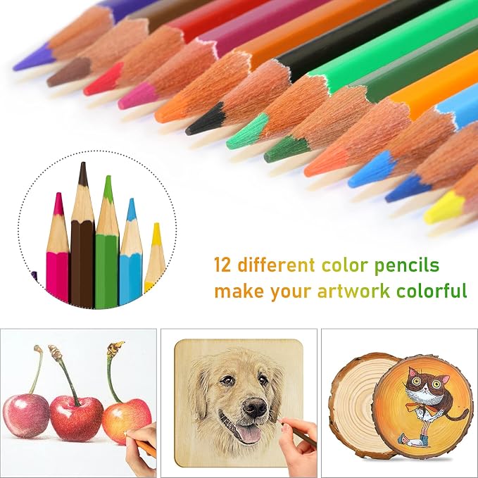 116pcs Wood Burning Kit, Professional Wood Burning Tool - Image 7