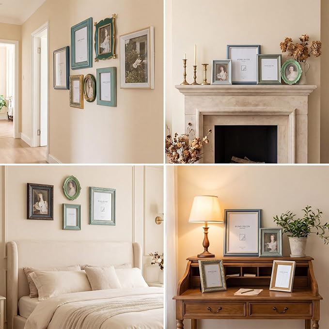 Kathfly 15 Pack Vintage Picture Frames - Image 4