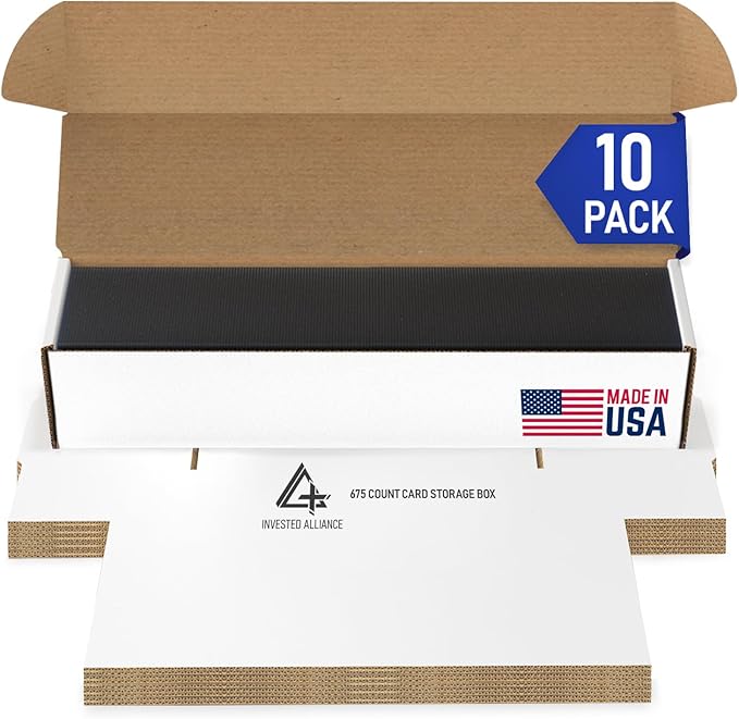 Premium Trading Card Box Storage by InvestedAlliance