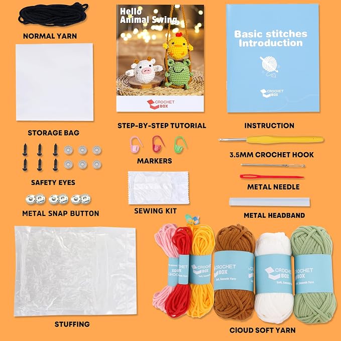 CrochetBox Crochet Kit for Beginners Adults - Image 3