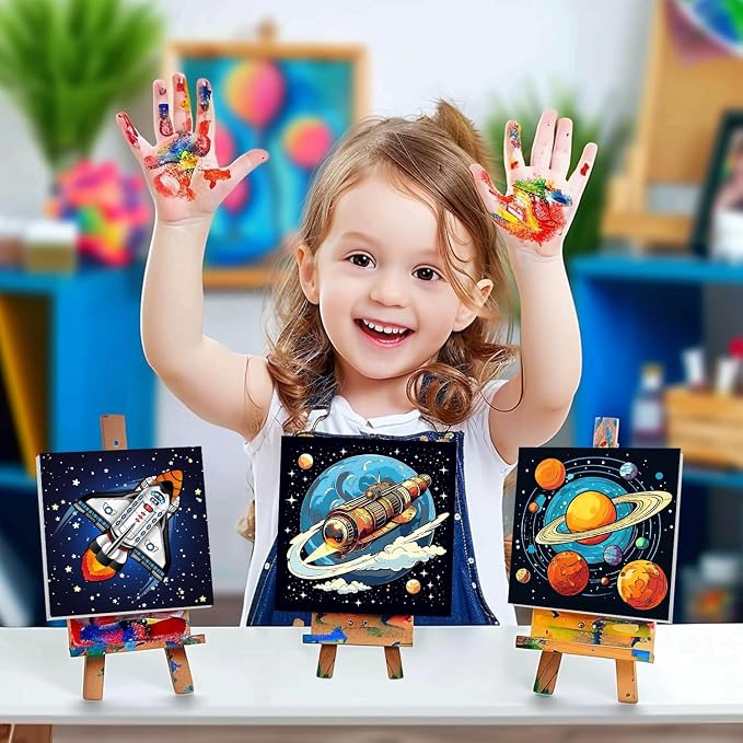 cviokrdu 4 Pack Paint by Numbers Kit - Image 4