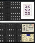 MUQING Stamp collecting storage supplies, 20 Sheets Stamp Pages Sleeves by MUQING
