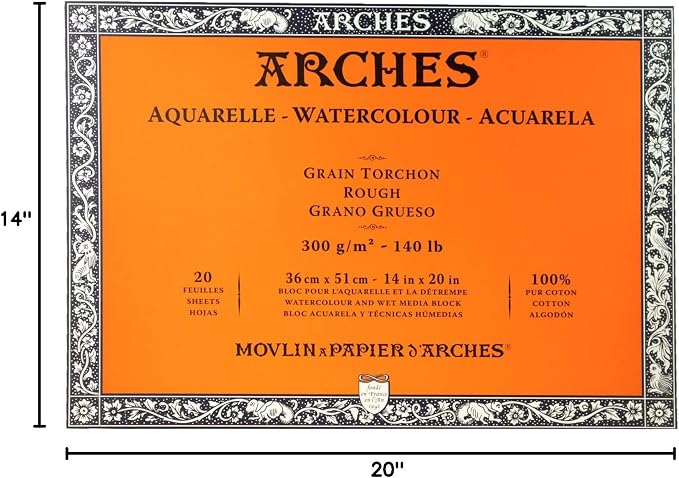 Arches Watercolor Paper Block, 140 pound - Image 3