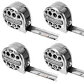 4PCS/Pack Retractable Tape Measure 25 Foot/7.5M Stainless Steel Measuring Tape Double Sided Blade Scale Measurement Steel Power Tape Blade (4)