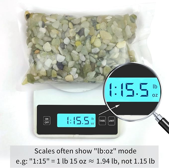 FANTIAN 2 lbs Jade Rocks for Plants Indoor, 3/8 inch Small Pebbles for Indoor - Image 3