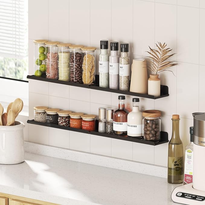 Lifewit Floating Shelves for Wall, Acrylic Display Shelf Wall Mounted for Figure - Image 9