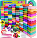 Ixiaoyoo Air Dry Clay, 92 Colors Foam Modeling Clay by Ixiaoyoo