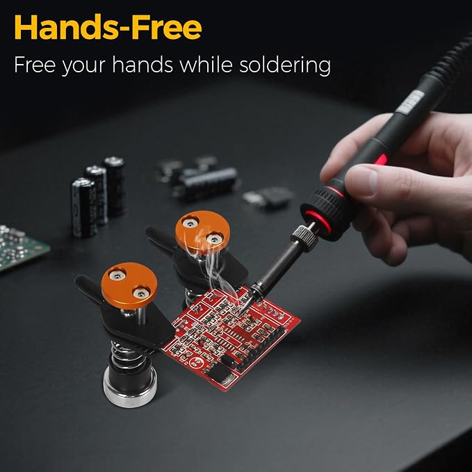 NOEVSBIG Magnetic Helping Hands Clamp Metal Adjustable Third Hand Stand | - Image 5