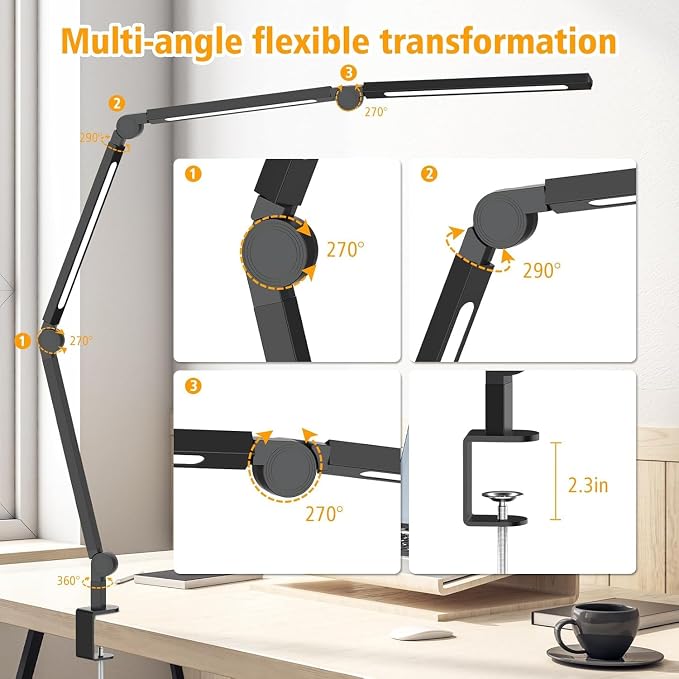 AILBTON Bright LED Desk Lamp - Image 8