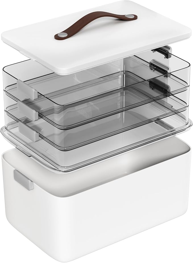 MOPALL Craft Medicine Cabinet Organizers Storage Box by MOPALL