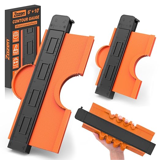Zozen 2Pack Contour Gauge, Engraved Scale- Not Fade | Profile Tool by Zozen