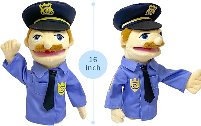 16"Puppets Entriloquist Puppet, Hand Puppets - Image 4