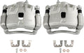 cciyu Front Left & Right Brake Calipers Assembly w/Bracket 19B6464 19B6465 2011 2012 2013 2014 2015 2016 For Hyundai For Elantra,2013 2014 For Hyundai For Elantra Coupe