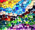BTMIEY 500g Glue Down Irregular Tiny Mosaic Tile Hobbies Children Handmade by BTMIEY