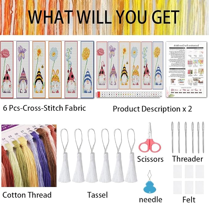 VIGEGU 6 Pack Cross Stitch Kits - Image 2