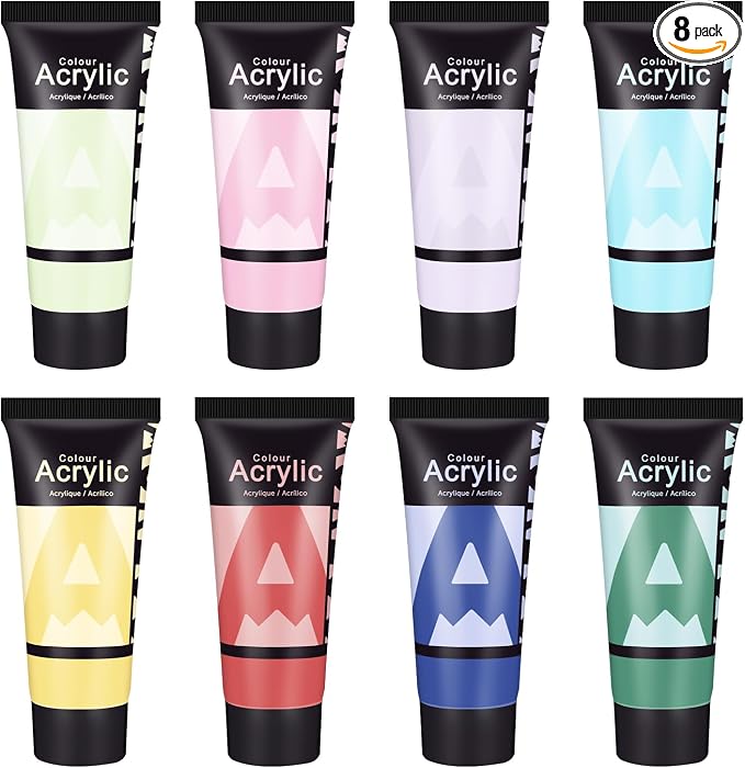 AUREUO Pastel Acrylic Paint Set by AUREUO