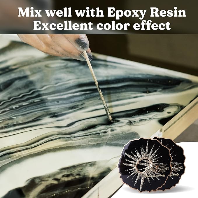 LET'S RESIN Black Epoxy Resin Pigment Paste, 100ml High Concentrated | Epoxy - Image 5