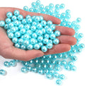 200pcs Light Blue 10mm Pearl Beads by chuyau