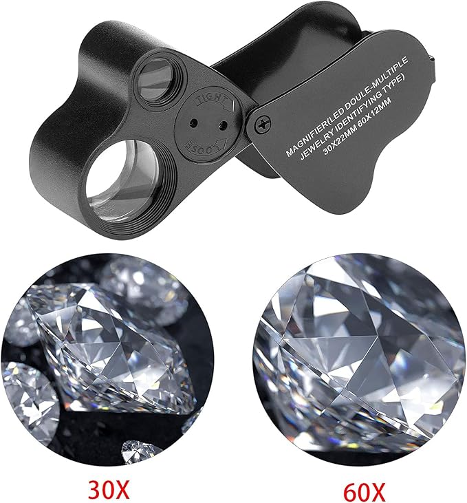 HMKIS Jewelers Loupe, 2 Pack Magnifying Glass - Image 8