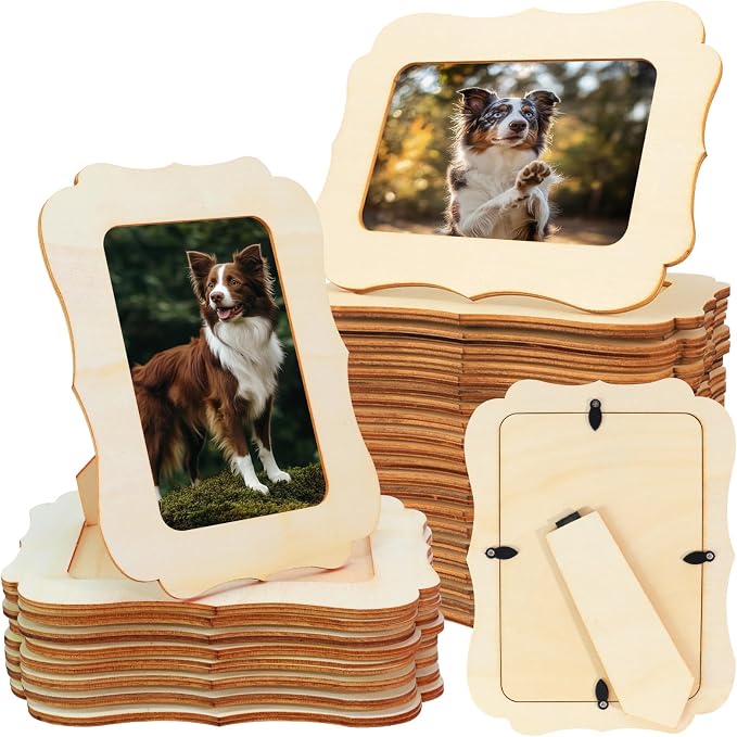 VOKOY 30 Pack Wooden Picture Frames by VOKOY