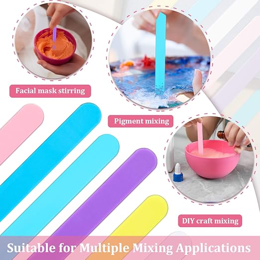 36 Pieces Stir Rod Sticks Reusable Epoxy Resin Mixing Sticks Stirring - Image 3