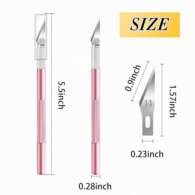 JTIEO Exacto Knife, 74 Pack Hobby Knife - Image 6