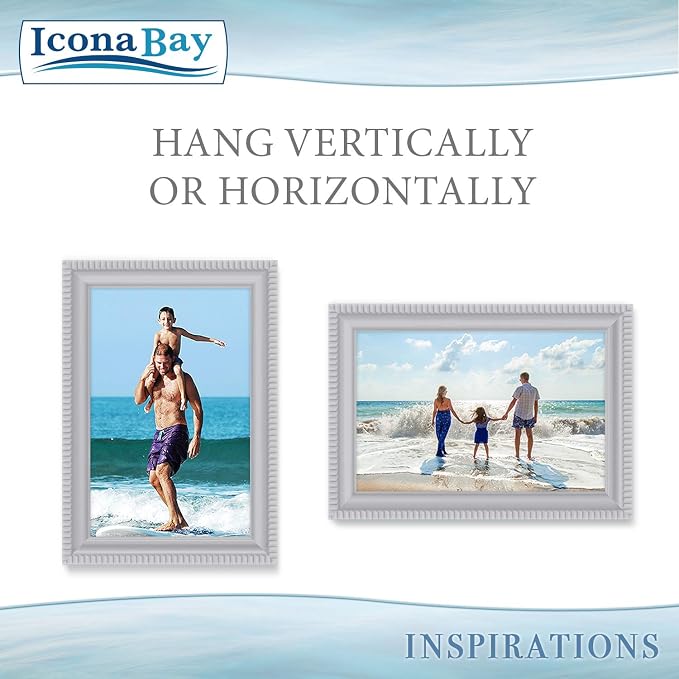 Icona Bay 5x7 Picture Frames, 6 Pack, Contemporary, Inspirations | These Icona - Image 5
