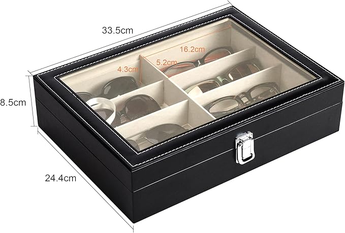 CO-Z Leather Multi Sunglasses Organizer - Image 2