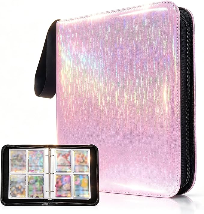 Trading Card Binder 4-Pocket Zippered by Unknown