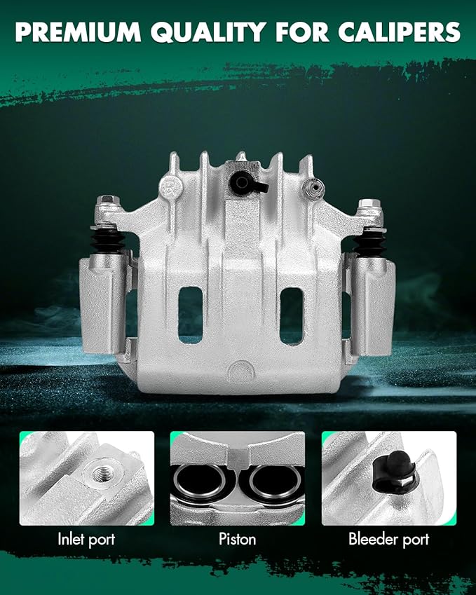 SCITOO Rear Right Brake Caliper With Bracket 18-B4752 Compatible For Ford For Excursion 2000-2005 For Ford For F-250 Super Duty 2000-2004 For Ford For F-350 Super Duty 2000-2004