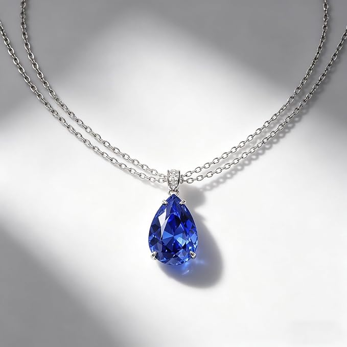 AierCrystal Royal Blue Deep Blue Sapphire Color Cubic Zirconia Loose Beads - Image 7